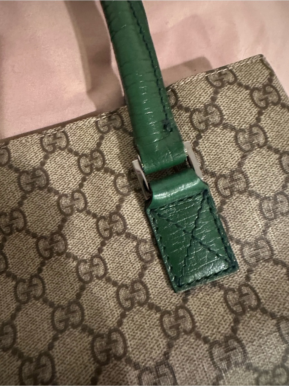 Gucci GG Supreme Tote Coated Canvas Handbag - Picture 11 of 16